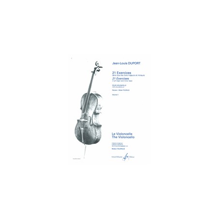 duport 21 exercices partition violoncelle