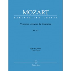 Mozart KV 321 partition chant