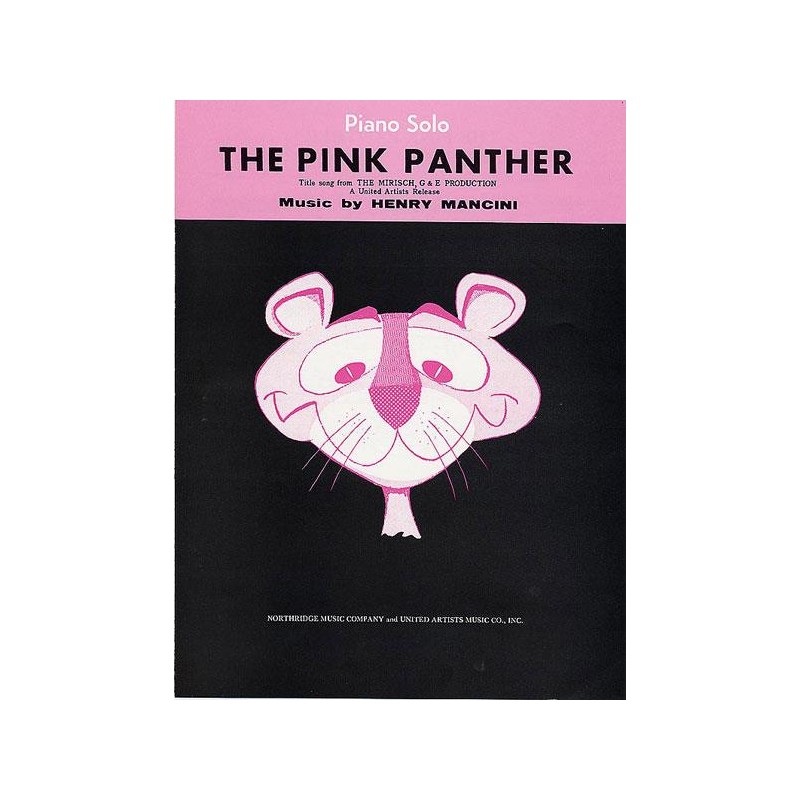 Partition piano la panthère rose