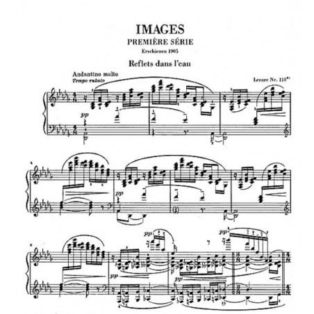 Debussy images partition