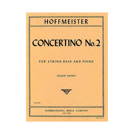 Hoffmeister Concertino n°2 partition contrebasse