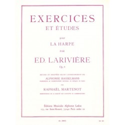 LARIVIERE EXERCICES ET ETUDES POUR HARPE AL20032