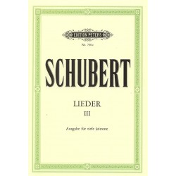 Schubert 45 lieder partition voix grave