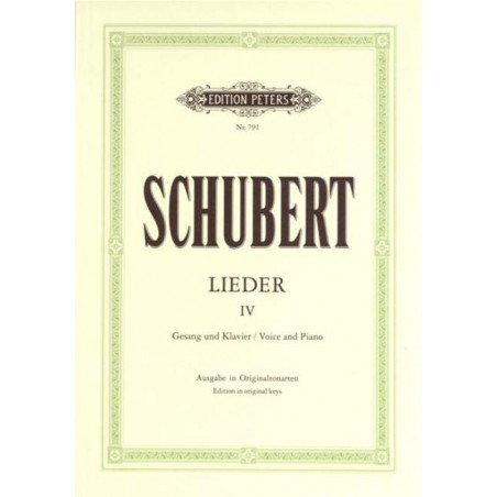 Schubert lieder partition