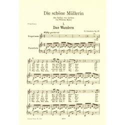 Schubert lieder partition voix grave