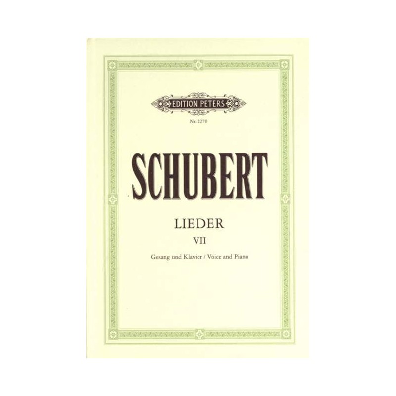 Schubert lieder partition