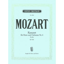 Mozart Concerto pour cor n°4 - Breitkopf