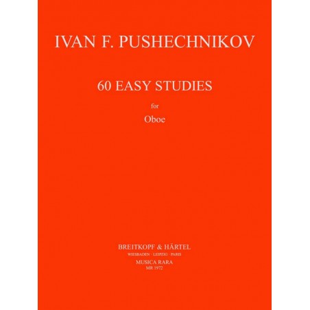 PUSCHECHNIKOV 50 EASY STUDIES MR1972