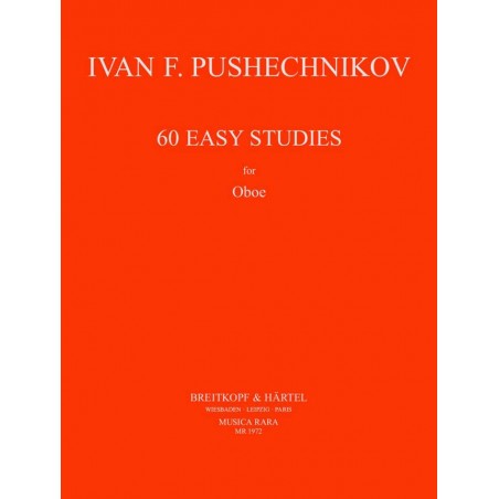 PUSCHECHNIKOV 50 EASY STUDIES MR1972