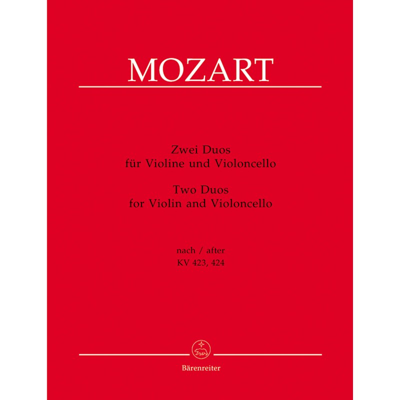 mozart duos violon et violoncelle partition