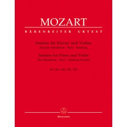 mozart sonates violon partition