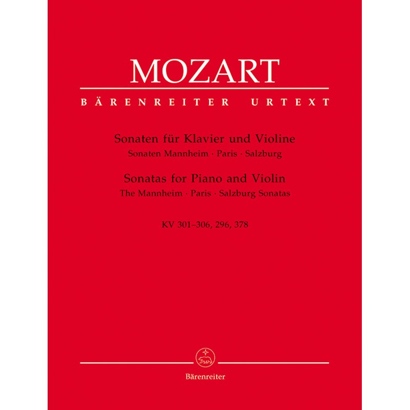 mozart sonates violon partition