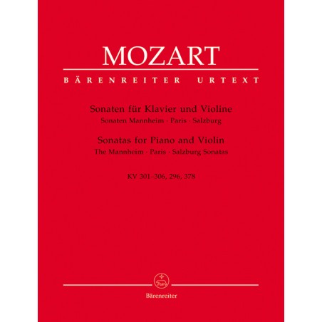 mozart sonates violon partition