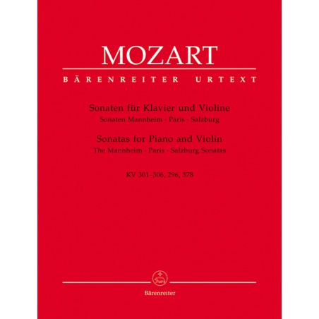 mozart sonates violon partition