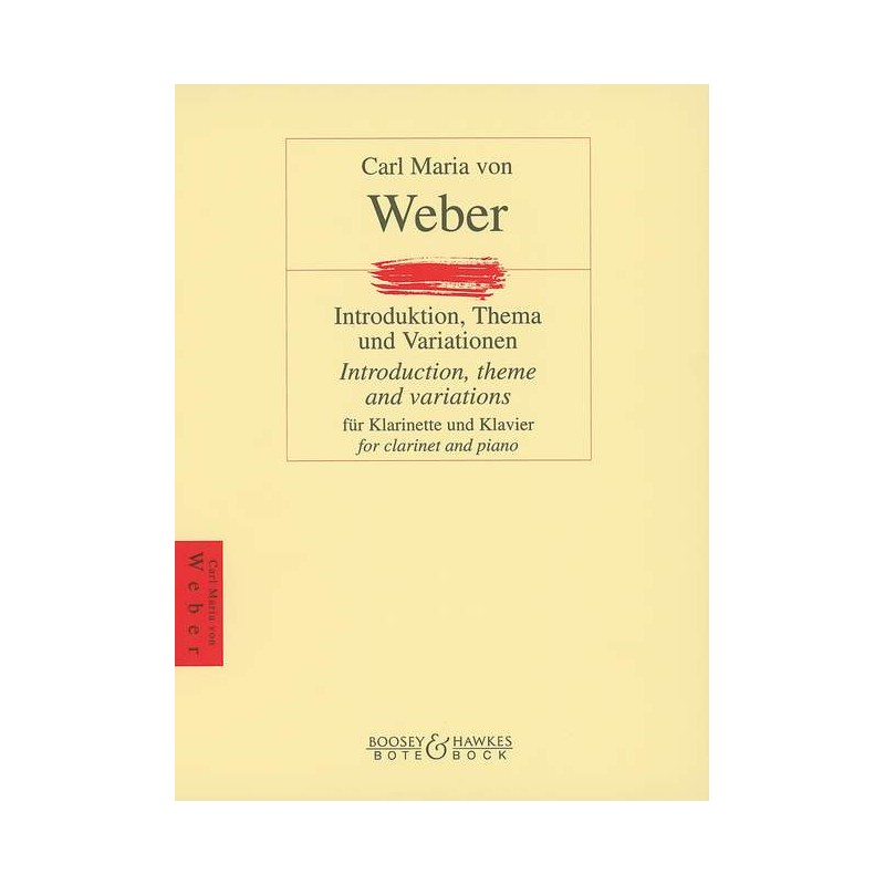 Weber introduction thème et variations partition Weber introduction thème et variations partition