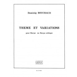 Bouchard thème et variations partition harpe
