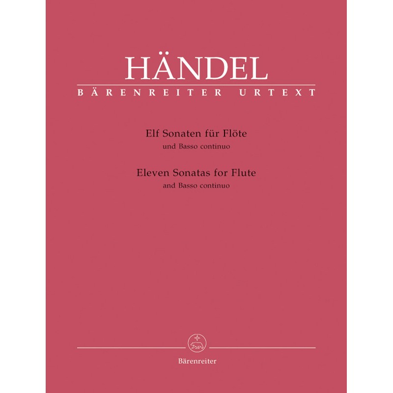 partition haendel 11 sonates flute
