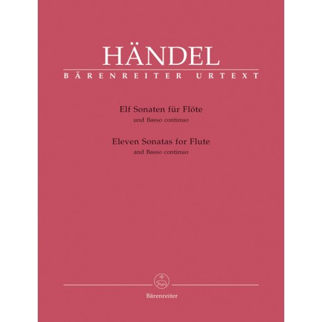 partition haendel 11 sonates flute