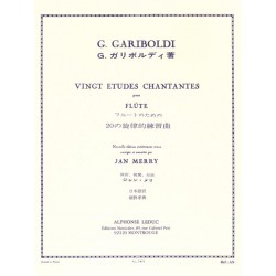 GARIBOLDI 20 ETUDES CHANTANTES LEDUC AL03433