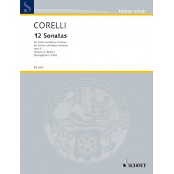 CORELLI 12 SONATES VIOLON VOLUME 2 ED4381