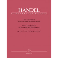 HAENDEL SONATES EN TRIO OPUS 5 BA4228