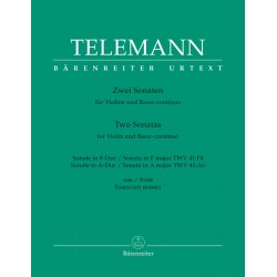 TELEMAN 2 SONATES VIOLON TWV 41 BA5880