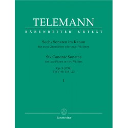 TELEMANN SONATES 2 VIOLONS OPUS 5 TWV 40 BA2981