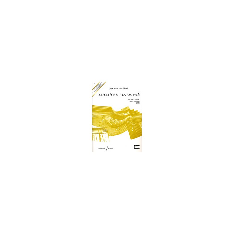 Jean-Marc Allerme - Du solfège sur la Fm 440.6 Jean-Marc Allerme - Du solfège sur la Fm 440.6