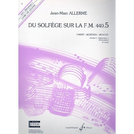 ALLERME DU SOLFEGE SUR LA FM 440.5 CHANT GB5341