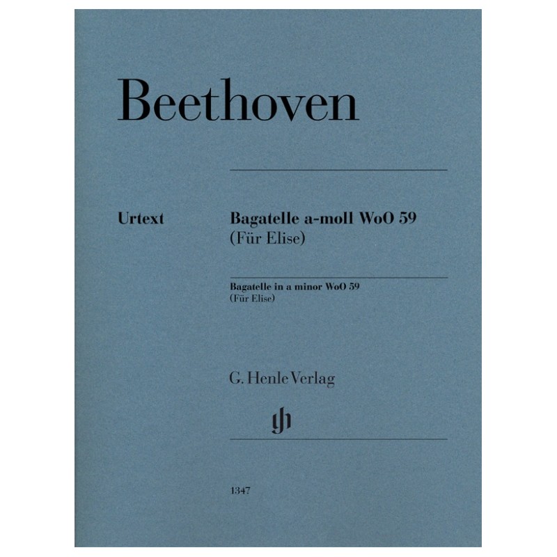 BEETHOVEN LETTRE A ELISE PIANO HN128 BEETHOVEN LETTRE A ELISE PIANO HN128