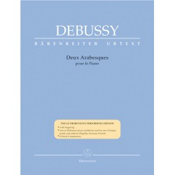 Partition piano Debussy Arabesques  BA8768 Le kiosque à musique Avignon