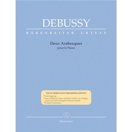 Debussy 2 Arabesques partition piano