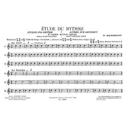 dandelot etude du rythme avignon