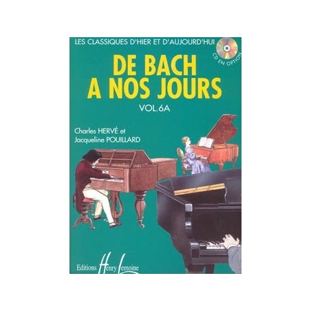 PARTITION PIANO DE BACH A NOS JOURS 6A AVIGNON LE KIOSQUE A MUSIQUE