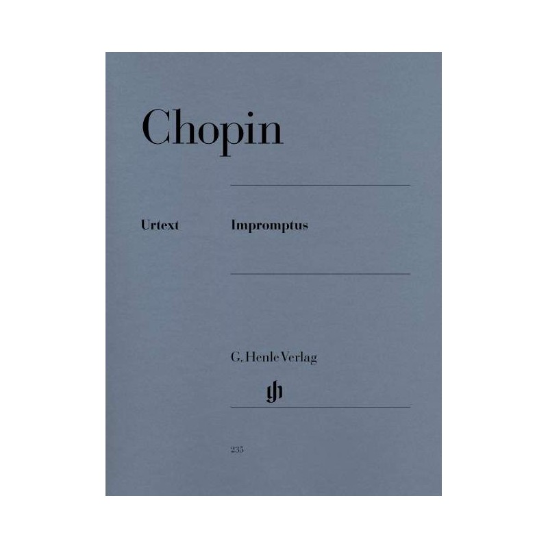 CHOPIN IMPROMPTUS PIANO HN235