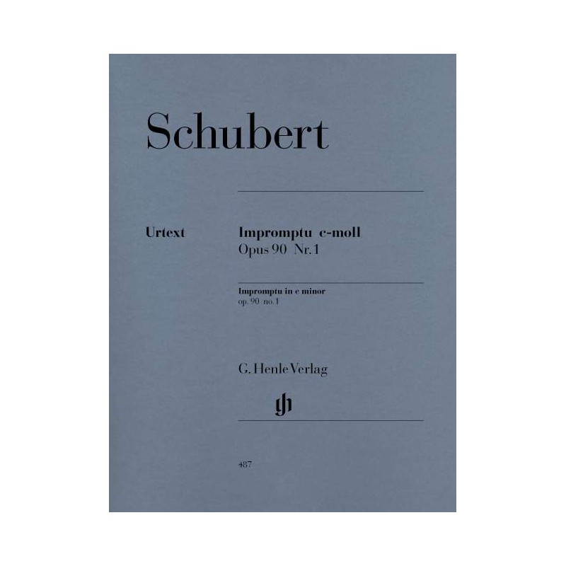 Partition Schubert Impromptu Opus 90 n°1