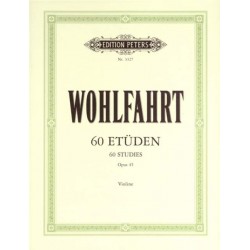 Wohlfahrt 60 études partition violon