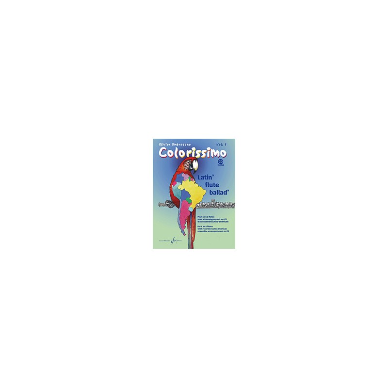 COLORISSIMO VOLUME 1 FLUTE BILLAUDOT GB7784 COLORISSIMO VOLUME 1 FLUTE BILLAUDOT GB7784