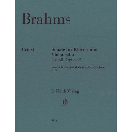 brahms sonate violoncelle partition