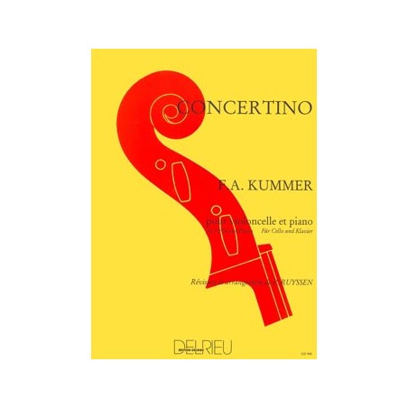 KUMMER CONCERTINO VIOLONCELLE DO MAJEUR DELRIEU GD986