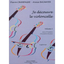 PIERRE CHAMPAGNE JE DECOUVRE LE VIOLONCELLE VOLUME 2 C06099