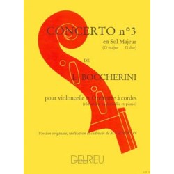 boccherini concerto sol majeur partition violoncelle