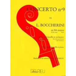 BOCCHERINI CONCERTO VIOLONCELLE N°9 DELRIEU GD1422