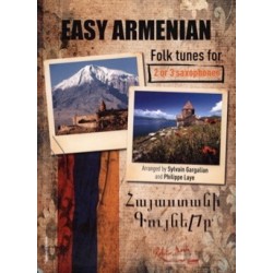 EASY ARMENIAN FOLK TUNES 2 OU 3 SAXOPHONES R5734M