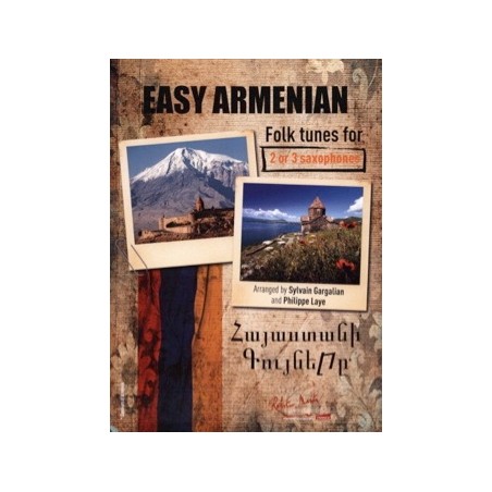 EASY ARMENIAN FOLK TUNES 2 OU 3 SAXOPHONES R5734M