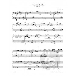 Lee 40 études faciles partition violoncelle