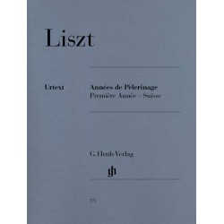 Partition de Liszt Années de pèlerinage Suisse