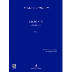 chopin valse en la mineur partition