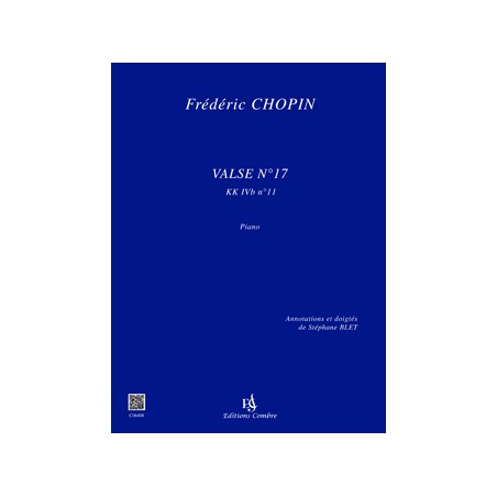 chopin valse en la mineur partition