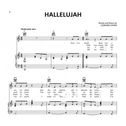 Partition Hallelujah de Leonard Cohen